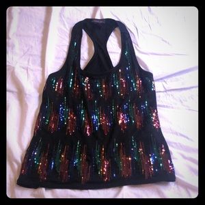Glittery tank top